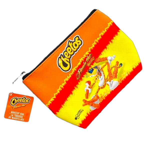 Cheetos Flamin' Hot Chester Cheetah Cosmetic Make-Up Bag - NWT - Picture 2 of 4